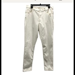 Venus Stretch White Denim Jeans 14S